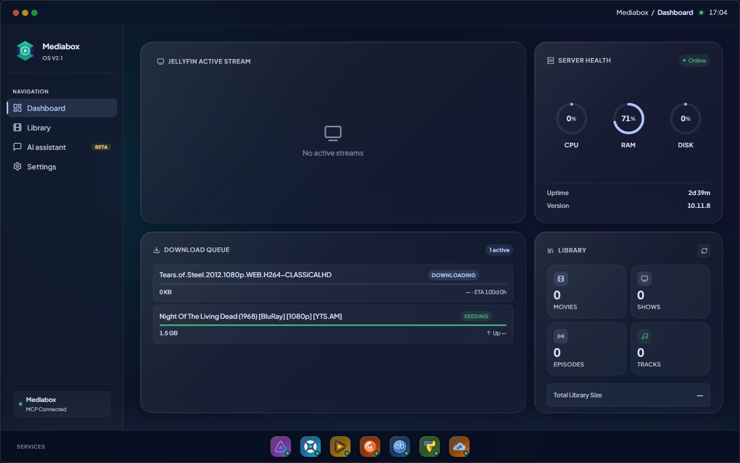 Nine services, one live view